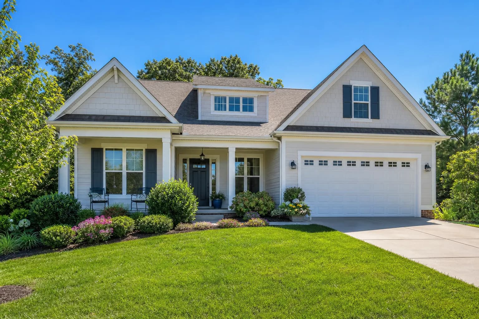 A well-kept suburban home